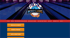 Desktop Screenshot of mcboslanes.com